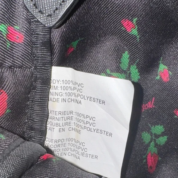 Betsey Johnson Vintage Pink and Black Yorkie Pattern Backpack - Picture 8 of 10